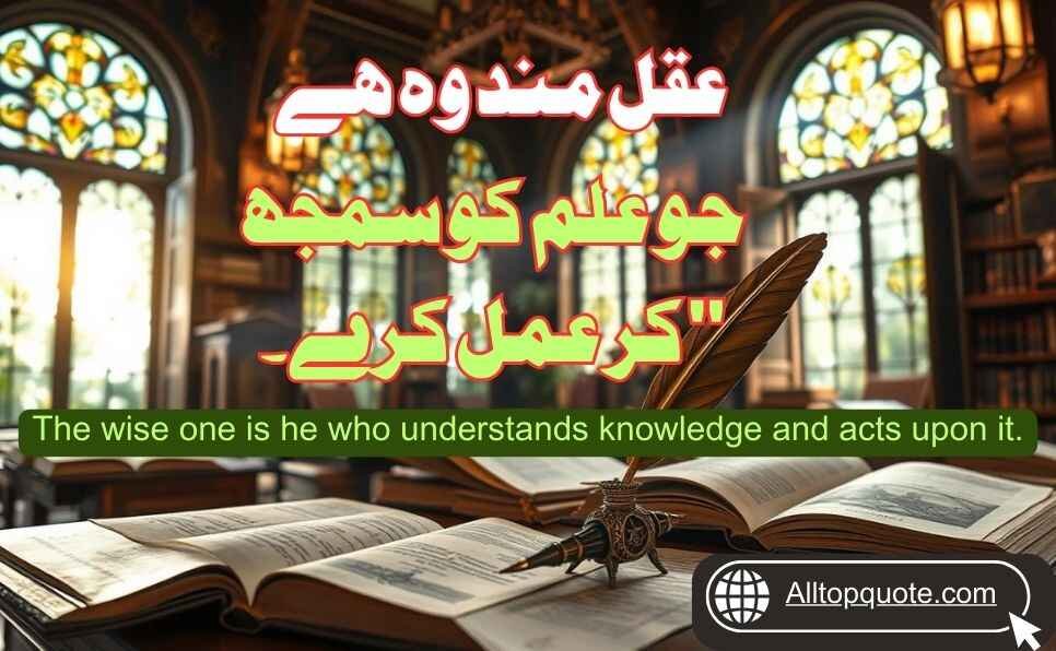 The Power of Knowledge in Hazrat Ali R.A Quotes