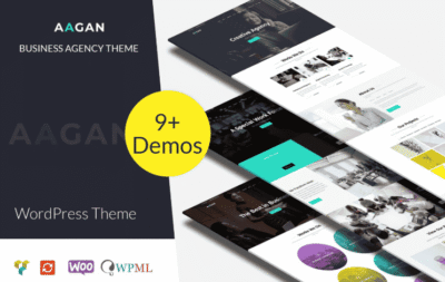 Aagan - Agency, Startup WordPress Theme